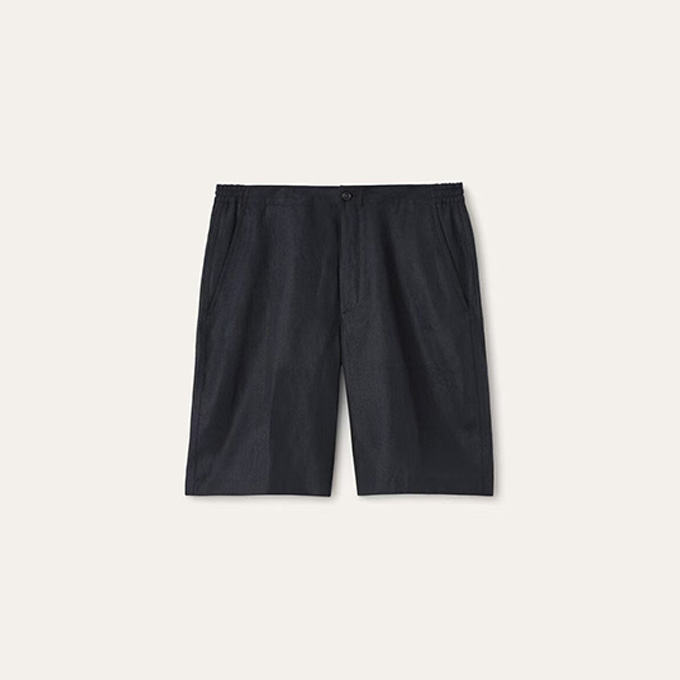 loro piana nolan bermuda linen shorts